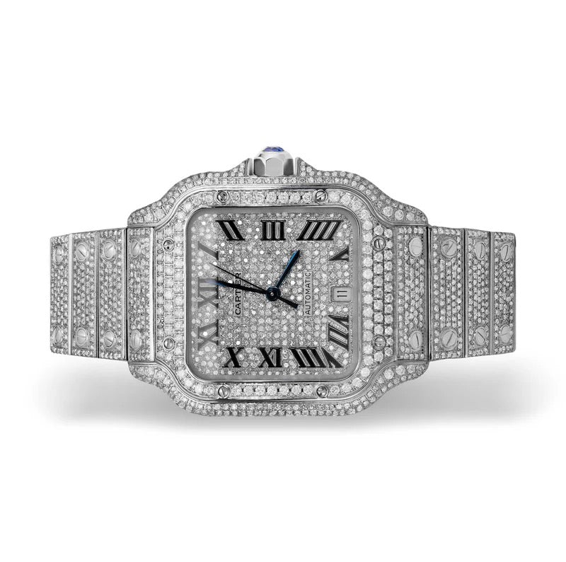 Cartier Santos Diamond Watch