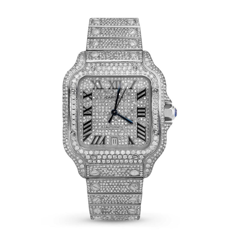 Cartier Santos Diamond Watch